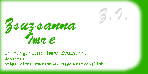 zsuzsanna imre business card